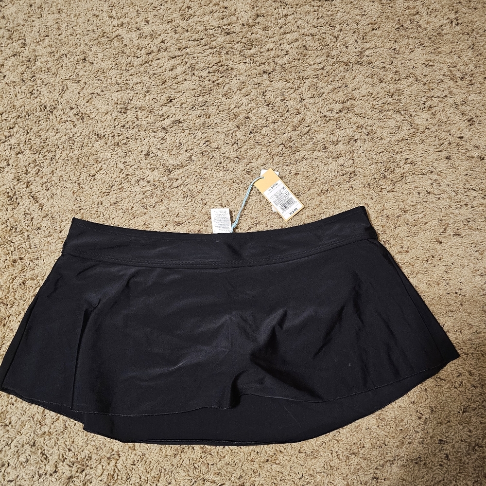 Kona Sol black swim skirt XL **new